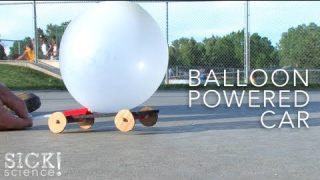 Balloon Powered Car – Sick Science! #089