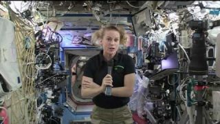 NASA Astronaut Talks to Students about Life Aboard the Space Station