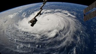 Hurricane Florence From Space on September 10