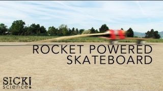Rocket Powered Skateboard – Sick Science! #090