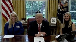 President Trump Calls Space Station Crew on Record-Setting Day