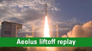 Aeolus liftoff replay