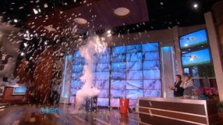Liquid Nitrogen Ping Pong Ball Explosion on The Ellen Show