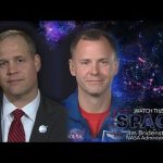 NASA Administrator Bridenstine Talks With Astronaut Nick Hague