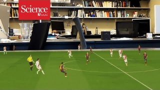 Watch artificial intelligence project a 3D soccer match on your kitchen table