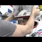 ESA astronaut Tim Peake spacewalk training