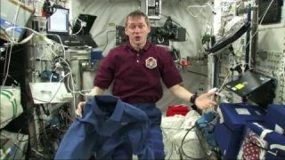 How do you wash your clothes in space?