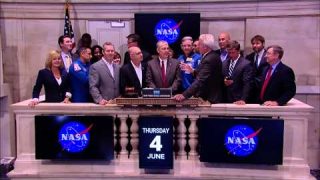 NASA, Partners Ring Closing Bell at New York Stock Exchange