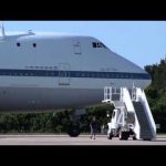 NASA Shuttle Carrier Aircraft Arrives at Kennedy Space Center
