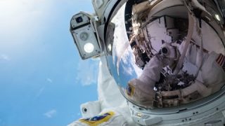 NASA Astronauts Spacewalk Outside the International Space Station on Oct. 11, 2019