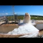 Launch Pad Water Deluge System Test at NASA Kennedy Space Center