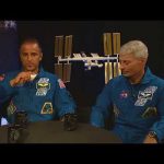 NASA Administrator Bridenstine Chats with Astronauts Acaba and Vande Hei