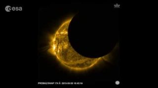 Two solar eclipses for Proba-2