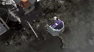 Philae touch down