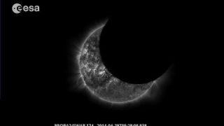 Proba-2 views partial eclipse