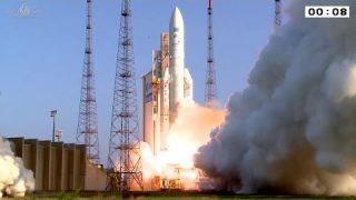 Ariane 5 liftoff on flight VA226