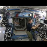 Saturday cleaning day on Space Station
