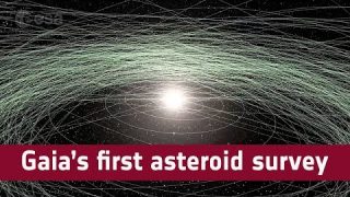 Gaia’s first asteroid survey