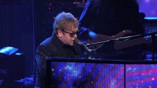 Sir Elton John greets the ‘Rocket Men’