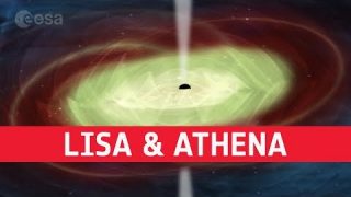 Exploring black holes with LISA and Athena