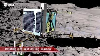 Philae’s descent and science on the surface