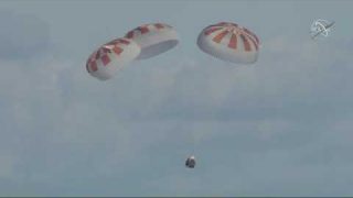 Splashdown of SpaceX Crew Dragon, Completing Demo-1 Flight Test