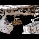 Spacewalk Outside the International Space Station