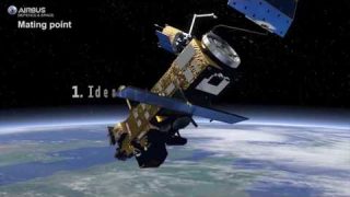 ESA’s active debris removal mission: e.Deorbit (with annotations)