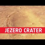 Flight over the Mars 2020 Perseverance rover landing site
