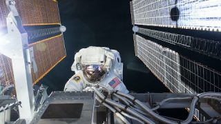 Spacewalk to Prepare the International Space Station for Solar Array Upgrades 