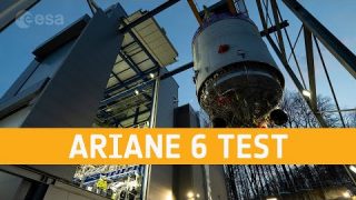 Ariane 6 upper stage installed for tests | Timelapse