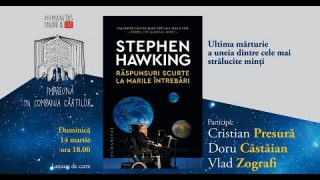 Lansare „Răspunsuri scurte la marile întrebări” de Stephen Hawking