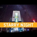 Starry night at the Ariane 6 launch base