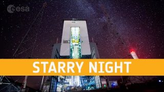 Starry night at the Ariane 6 launch base