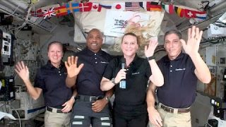 NASA Astronauts Share Inauguration Message From the Space Station
