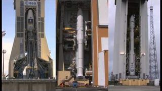 Three launchers at Europe’s Spaceport