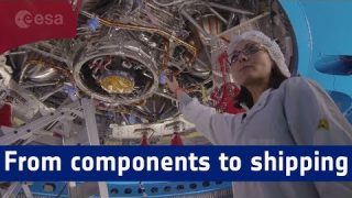Orion service module – from components to shipping