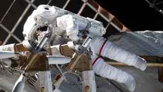 Spacewalk at the International Space Station