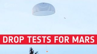 Drop tests for touchdown on Mars