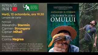 Lansarea cărții „Călătorie în jurul omului” de Alexandru Stermin, biolog și explorator
