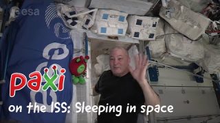 Paxi on the ISS: Sleeping in space