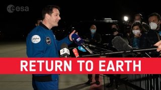 Interview with Thomas Pesquet on return to Earth a second time