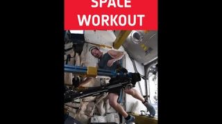 Space workout anyone?🦵 #shorts