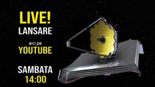 Urmareste cu noi LIVE lansarea telescopului James Webb.
