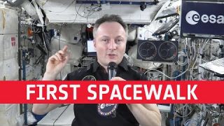Matthias’s first spacewalk | Cosmic Kiss