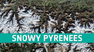 Earth from Space: Snowy Pyrenees