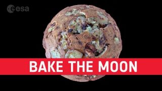 Bake the Moon at home 🌝 #shorts