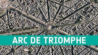 Earth from Space: Arc de Triomphe, Paris