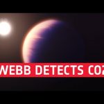 Webb detects carbon dioxide on an exoplanet #shorts