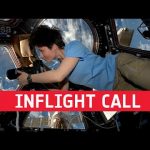 ESA astronaut Samantha Cristoforetti in-flight call with President Metsola